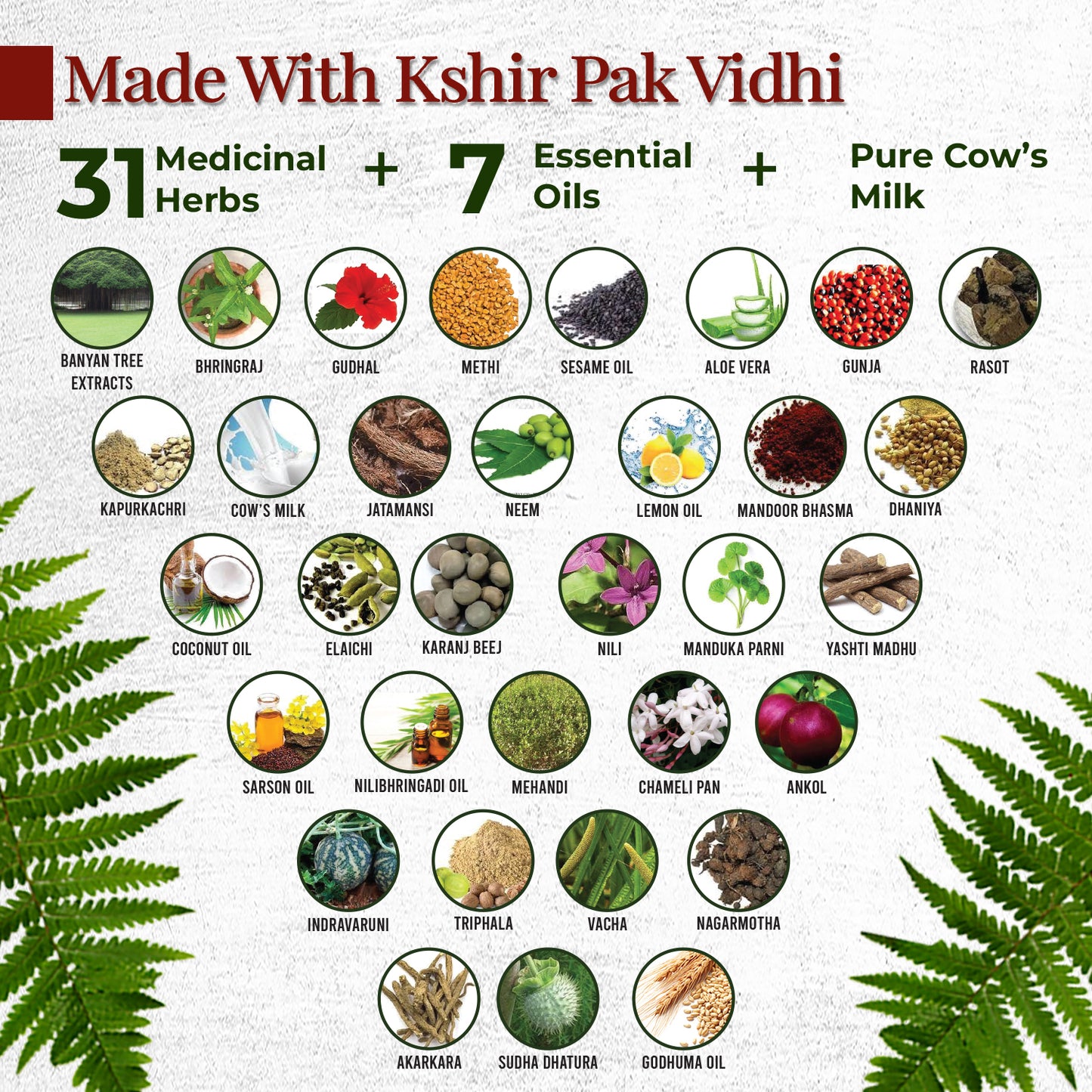 Ayurveda kshir pak HAIR OIL FOR ALL HAIR TYPES | REDUCES HAIR FALL & PROMOTES HAIR GROWTH