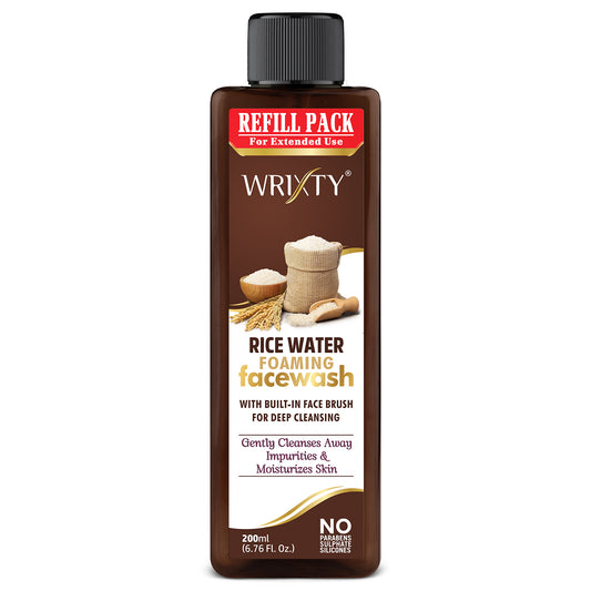 Rice Daily Brightening Cleansing Foam for Removes Impurities & Cleanses Face Wash