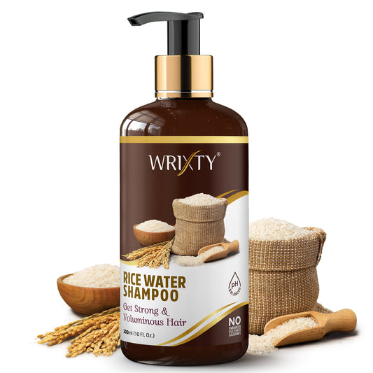 Rice Water Shampoo - Strength & Growth Formula - Free from Mineral Oils, Sulphates & Paraben - For All Hair Types