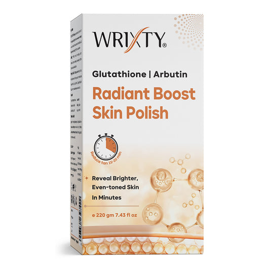 Wrixty Gluta-Alpha arbutin Skin Polish for Instant Tan Removal  (220 g)