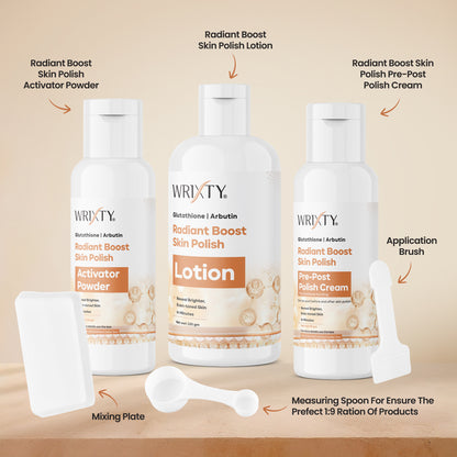 Wrixty Gluta-Alpha arbutin Skin Polish for Instant Tan Removal  (220 g)